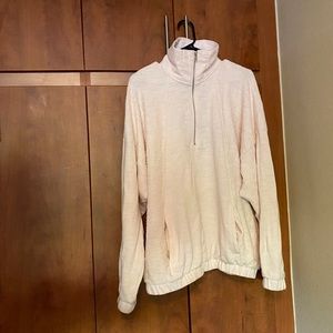 Long sleeve zip up sweater